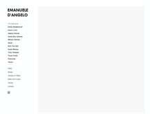 Tablet Screenshot of emanueledangelo.com